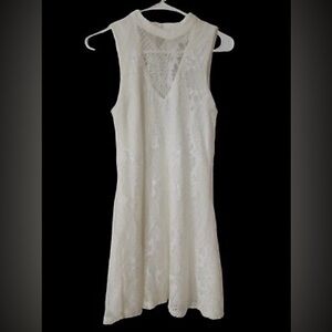 Francesca’s White Lace Dress S